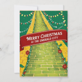 Frohe Weihnachten in der Smaragdstadt Einladung