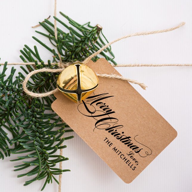 Frohe Weihnachten in Geblüht Script Custom Permastempel (Von Creator hochgeladen)