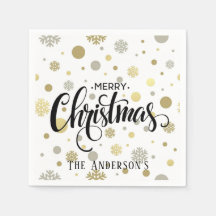 Frohe Weihnachten in Gold und Silver Snow individu