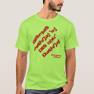 Frohe Weihnachten in Klingon T - Shirt - Star Trek