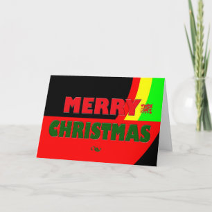 Frohe Weihnachten in Rasta Farben