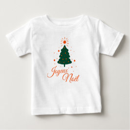 Frohe Weihnachten in Rot: Klassischer und fröhlich Baby T-shirt