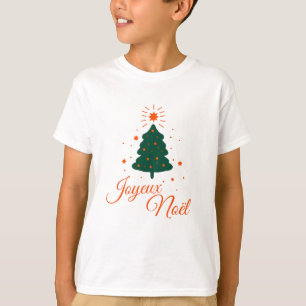 Frohe Weihnachten in Rot: Klassischer und fröhlich T-Shirt