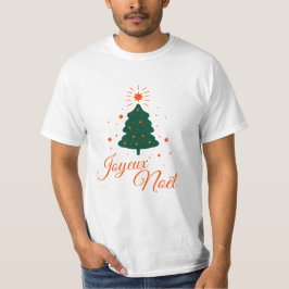 Frohe Weihnachten in Rot: Klassischer und fröhlich T-Shirt
