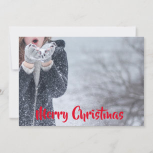 Frohe Weihnachten individuell anpassbar Ankündigung