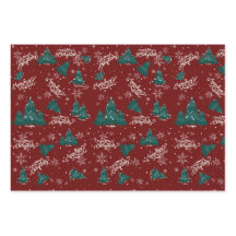 Frohe Weihnachten individuelle Wrapping Sheets