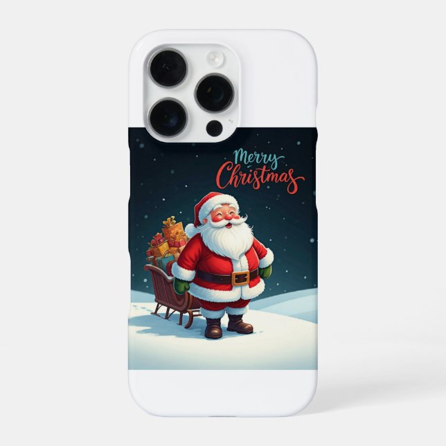 Frohe Weihnachten  iPhone Hülle (Rückseite)