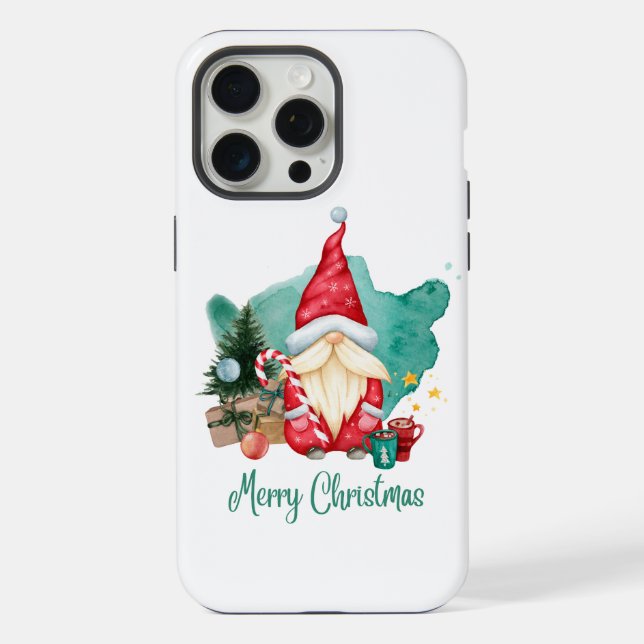 frohe Weihnachten iPhone Hülle (Rückseite)