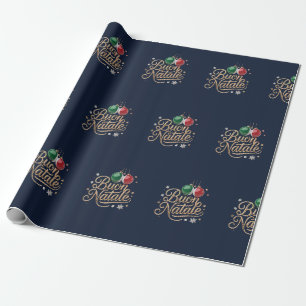 Frohe Weihnachten Italian Gold Weihnachtsgeschenkp Geschenkpapier