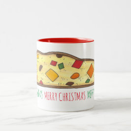 Frohe Weihnachten Italienische Bäckerei Holiday Bi Zweifarbige Tasse