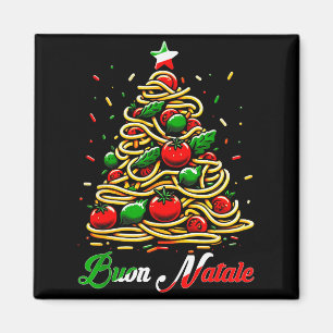 Frohe Weihnachten Italienische Pasta-Weihnachtsbau Magnet