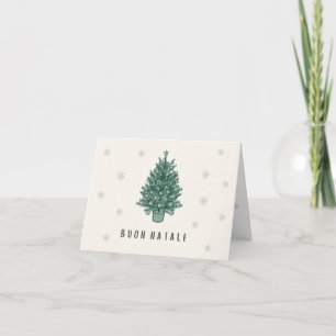 Frohe Weihnachten (italienische Weihnachtskarte) I Karte