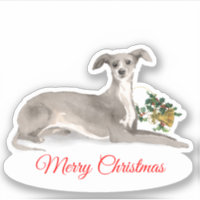 Frohe Weihnachten Italienischer Greyhound Custom-C