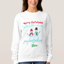 Frohe Weihnachten, Jahr, Schnee Menschen Shirts