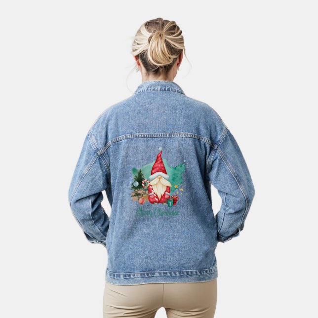 frohe Weihnachten Jeansjacke (Modell)