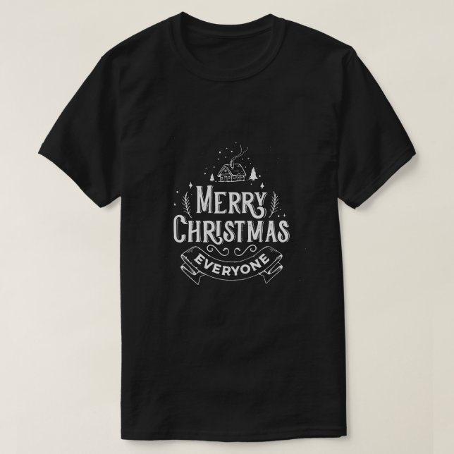 Frohe Weihnachten Jeder T-Shirt (Design vorne)