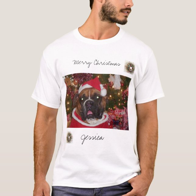 frohe Weihnachten Jessica T-Shirt (Vorderseite)