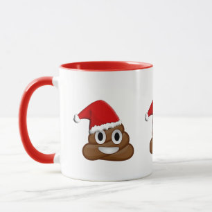 Frohe Weihnachten kacken emoji Tasse