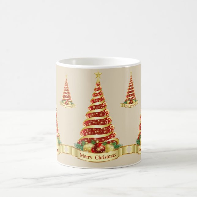 Frohe Weihnachten Kaffeetasse (Mittel)