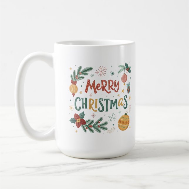 Frohe Weihnachten Kaffeetasse (Links)