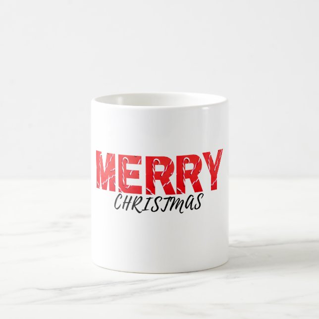 Frohe Weihnachten Kaffeetasse (Mittel)