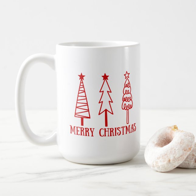 Frohe Weihnachten Kaffeetasse (Mit Donut)