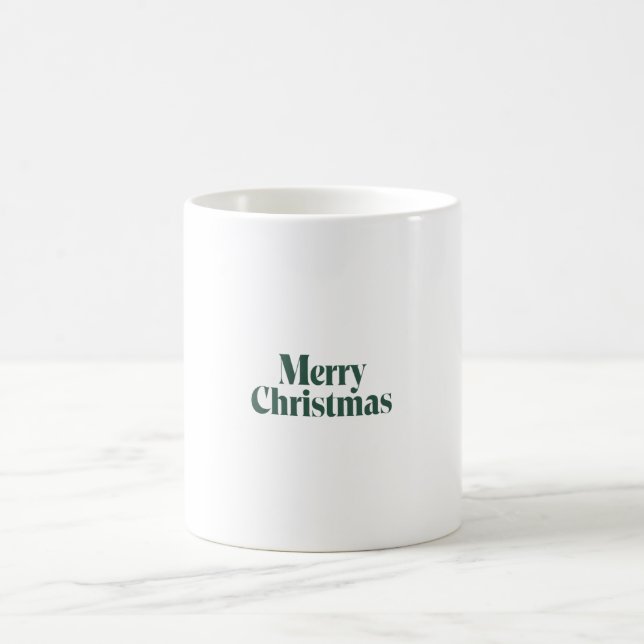 Frohe Weihnachten Kaffeetasse (Mittel)