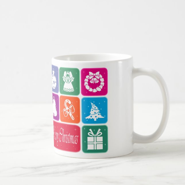 Frohe Weihnachten Kaffeetasse (Rechts)