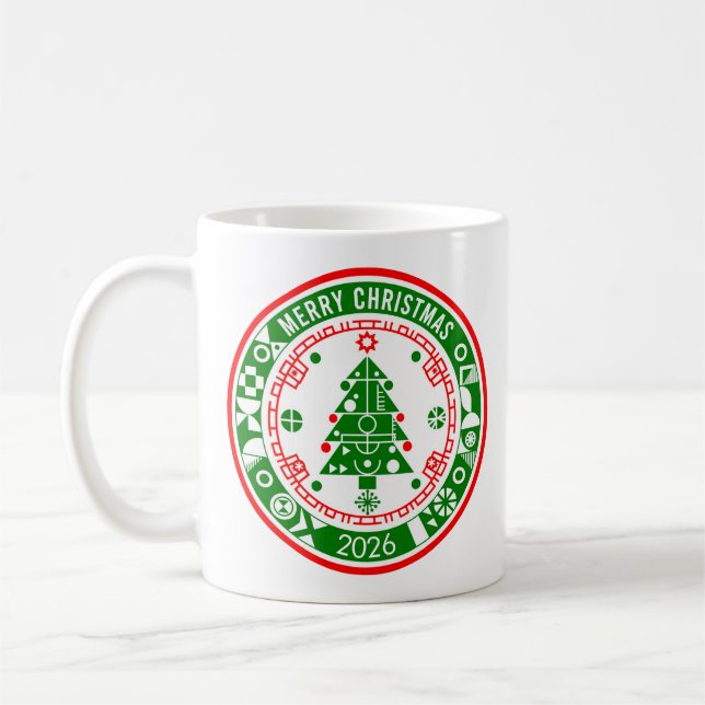 Frohe Weihnachten Kaffeetasse (Links)