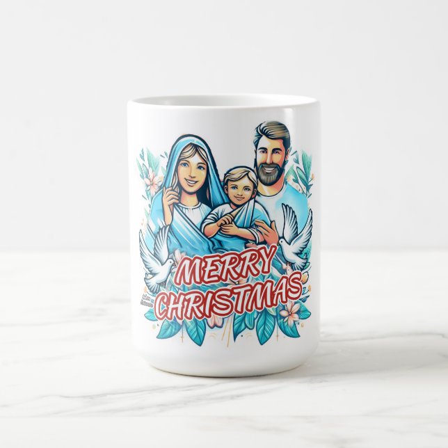 Frohe Weihnachten Kaffeetasse (Mittel)
