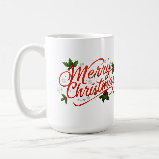 Frohe Weihnachten Kaffeetasse (Links)