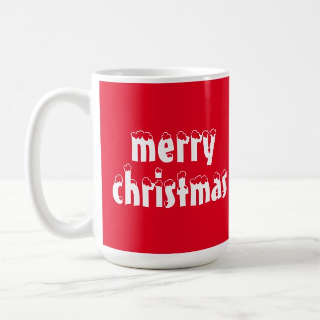 Frohe Weihnachten Kaffeetasse (Links)