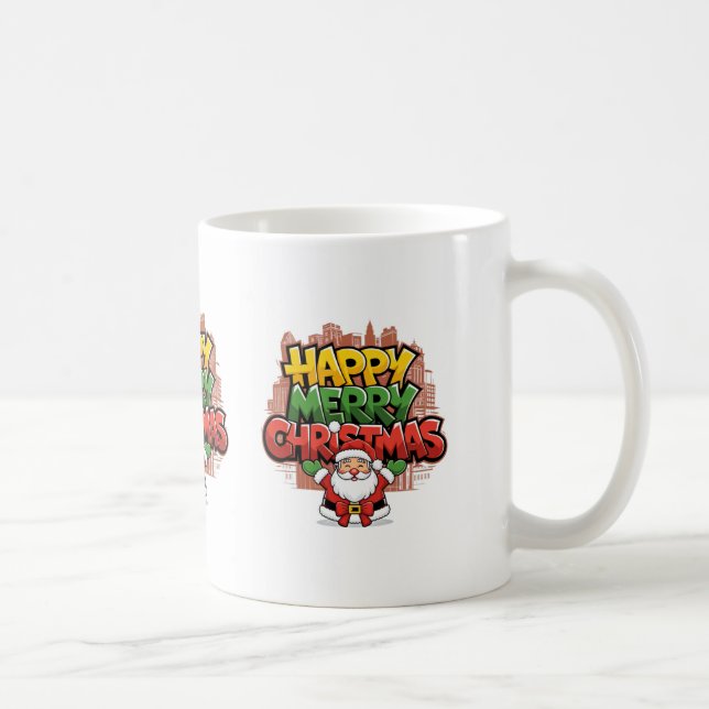 Frohe Weihnachten Kaffeetasse (Rechts)