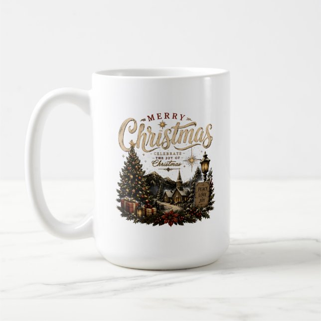 Frohe Weihnachten Kaffeetasse (Links)