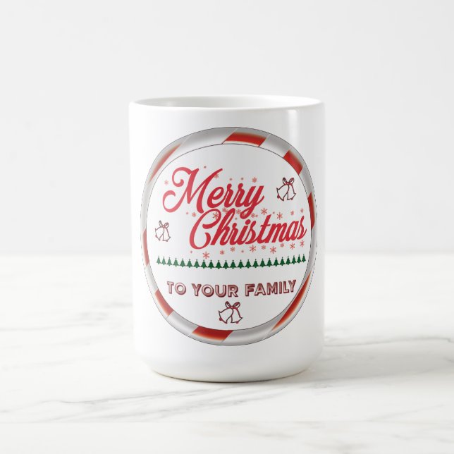 Frohe Weihnachten Kaffeetasse (Mittel)
