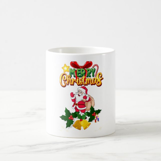 frohe Weihnachten Kaffeetasse (Mittel)