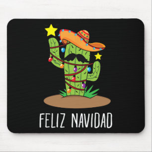 Frohe Weihnachten Kaktus - Mexikanischer Baum Weih Mousepad