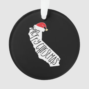Frohe Weihnachten Kalifornien Ornament