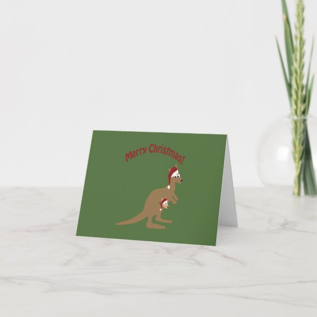 Frohe Weihnachten Kangaroos (Vorderseite)