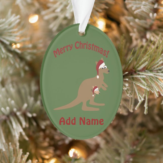 Frohe Weihnachten Kangaroos Ornament (Baum)