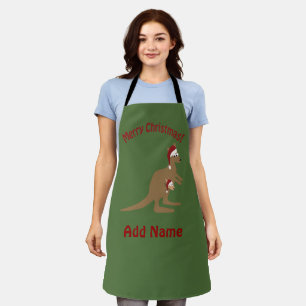 Frohe Weihnachten Kangaroos Schürze