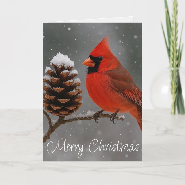 Frohe Weihnachten Kardinal (Vorderseite)