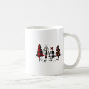 Frohe Weihnachten Kariert Leopard Büffel Weihnacht Kaffeetasse
