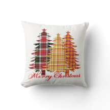 Frohe Weihnachten Karierte Bäume Urlaub