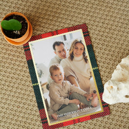 Frohe Weihnachten Karo Folie Foto Collage Weihnach Folien Feiertagskarte