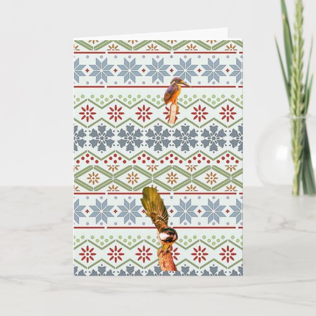 Frohe Weihnachten! Karte (Vorderseite)