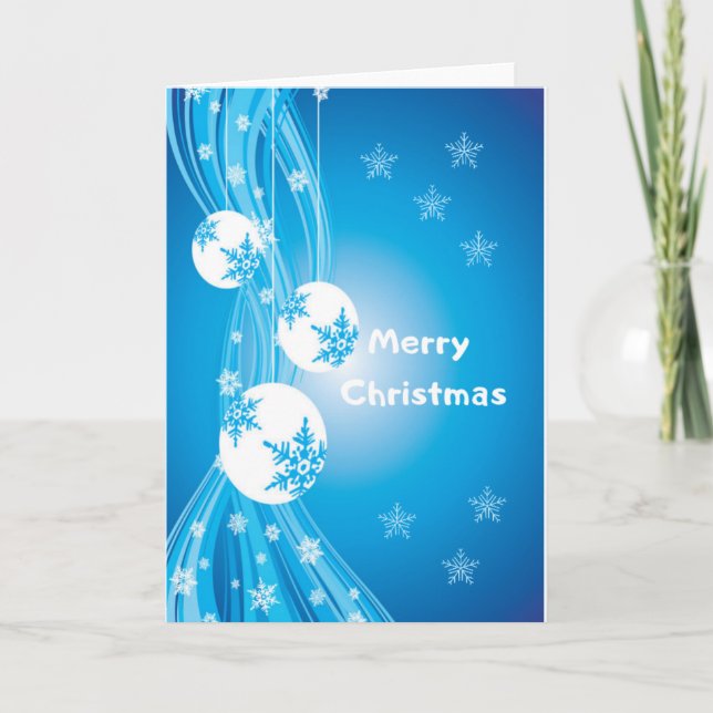 Frohe Weihnachten Karte (Vorderseite)