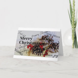 Frohe Weihnachten Karte