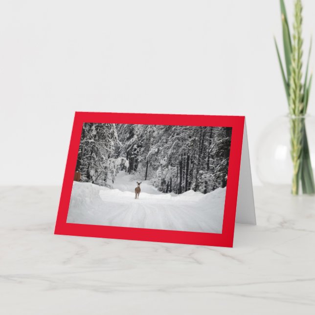 Frohe Weihnachten Karte (Vorderseite)