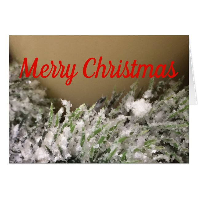 Frohe Weihnachten, Karte (Vorderseite (Horizontal))